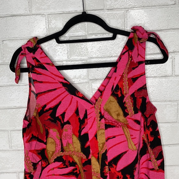J. Crew Bruna Tie Shoulder Top in Antigua Leaves - Picture 6 of 12